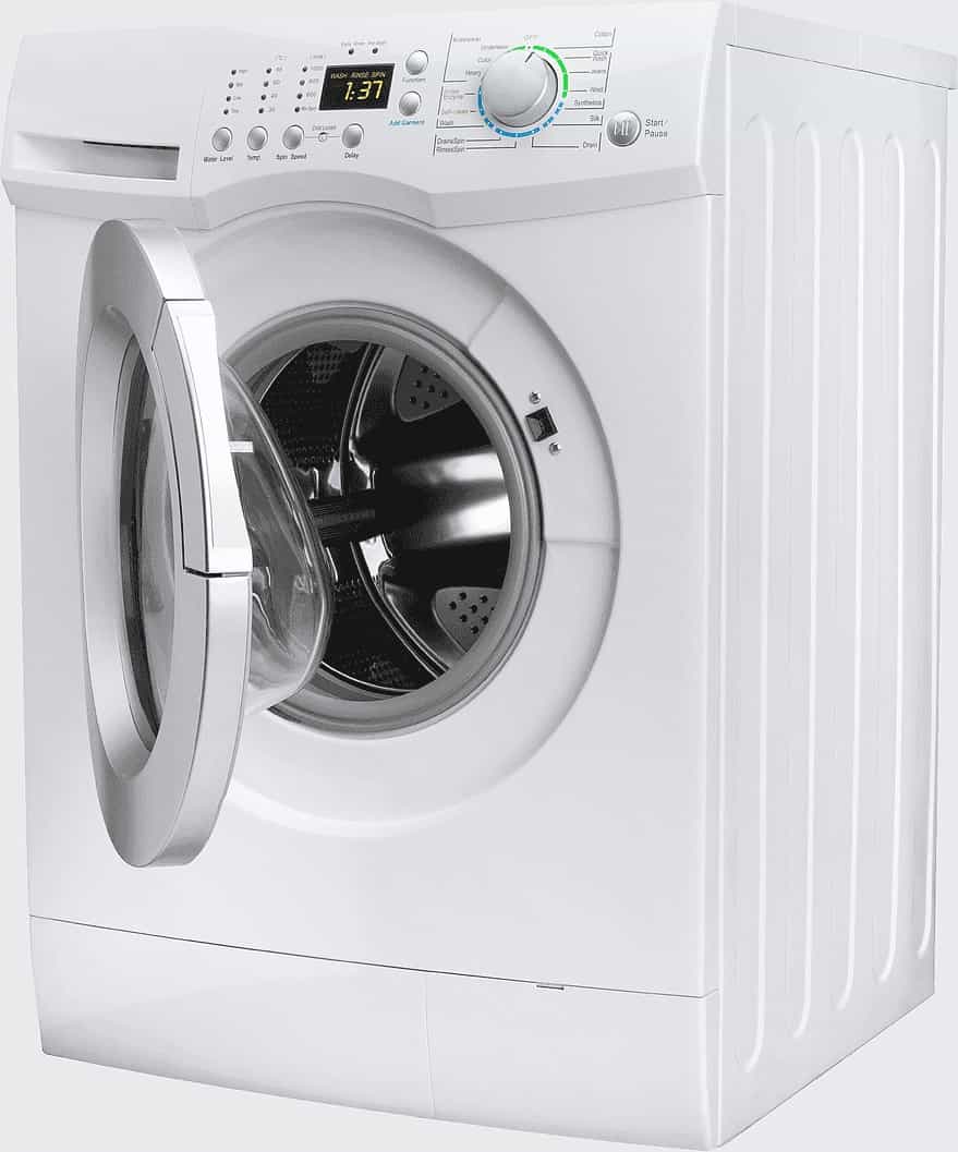 Compact 3.5 cu. ft. Electric Dryer in White