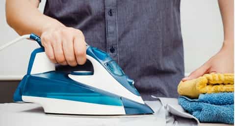 IR1350S Professional Steam Iron with Stainless Steel Soleplate and Extra-Long Cord, Purple